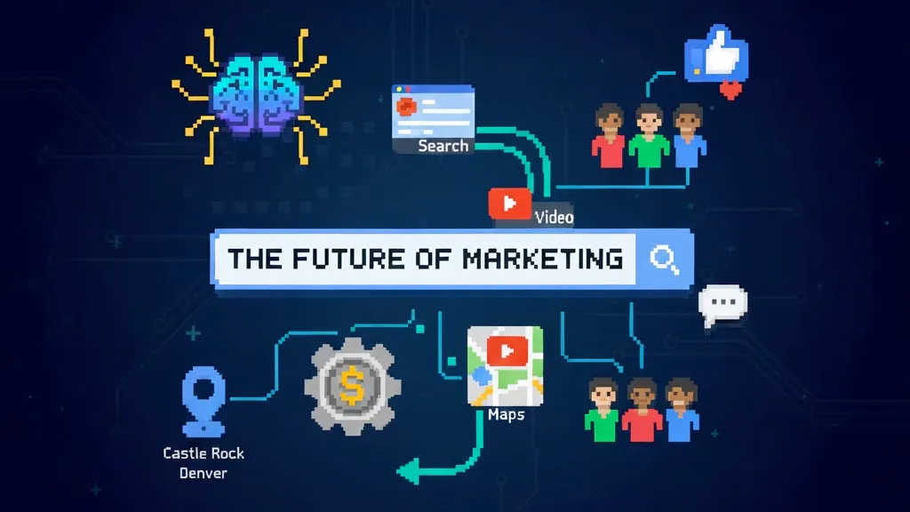 Conversational AI and digital marketing transformation with Google interface